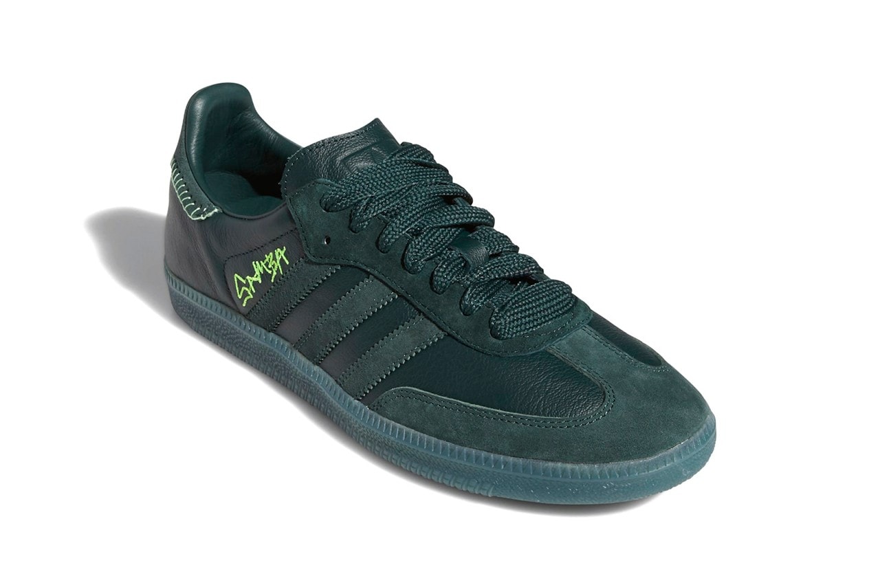 Jonah Hill adidas Originals Samba Green Night Maroon FW7458 FW7456 Collaboration Release
