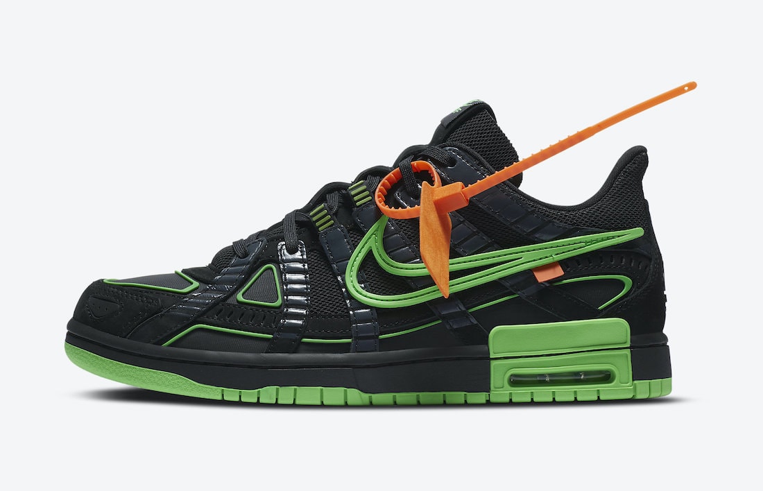 Off-White x Nike Air Rubber Dunk “Green Strike”