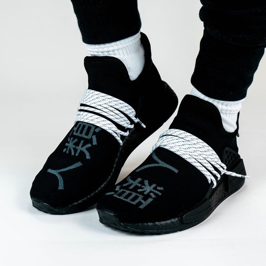 Pharrell X adidas Nmd Hu Black Og Sole