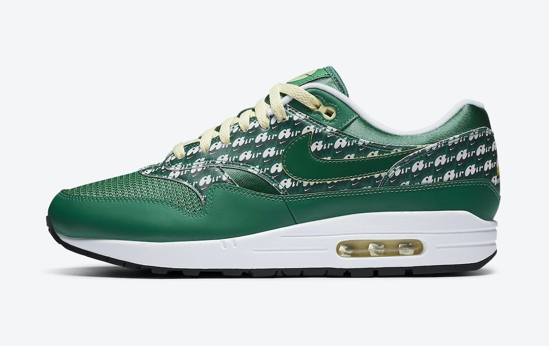 Official Images of the Nike Air Max 1 Lemonade “Pine Green”
