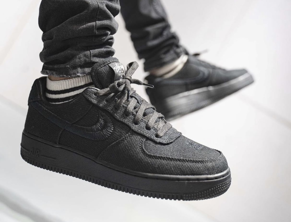Stussy X Nike Air Force 1 Low Black
