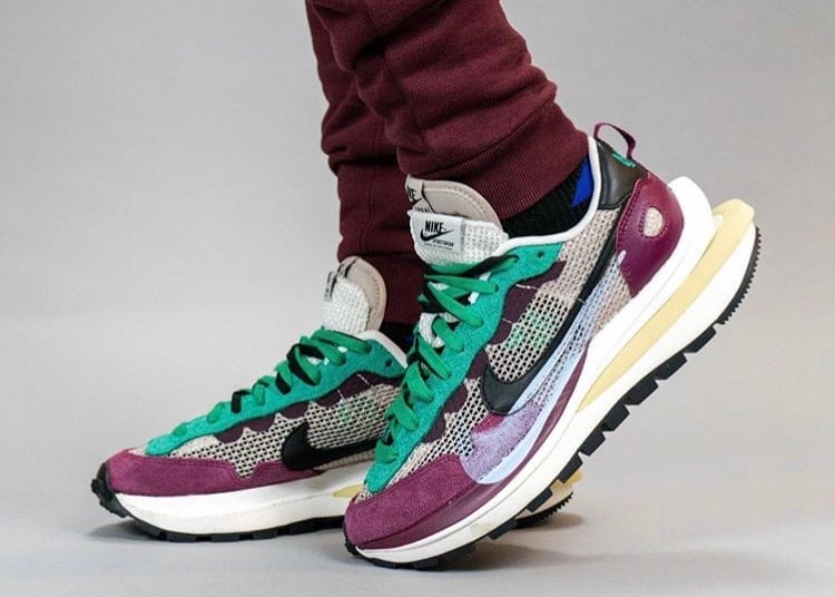 Sacai x Nike VaporWaffle “Villain Red” Official Images