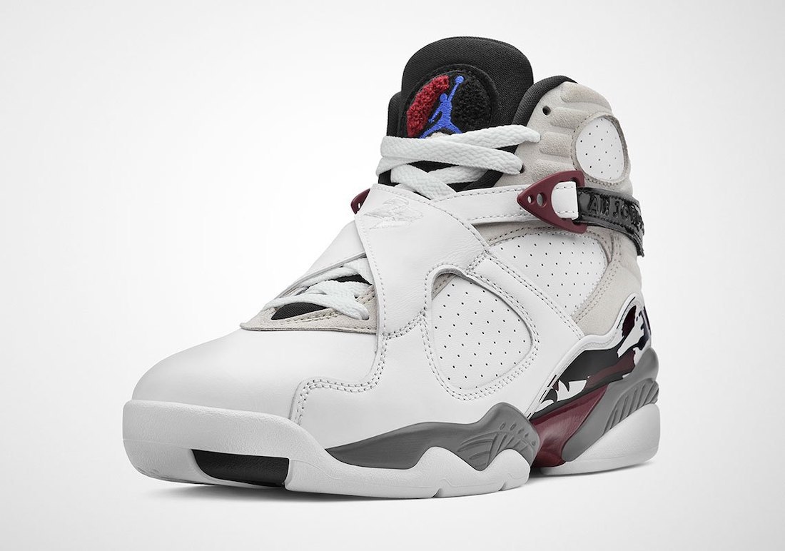 Official Images of the Air Jordan 8 WMNS "Burgundy"