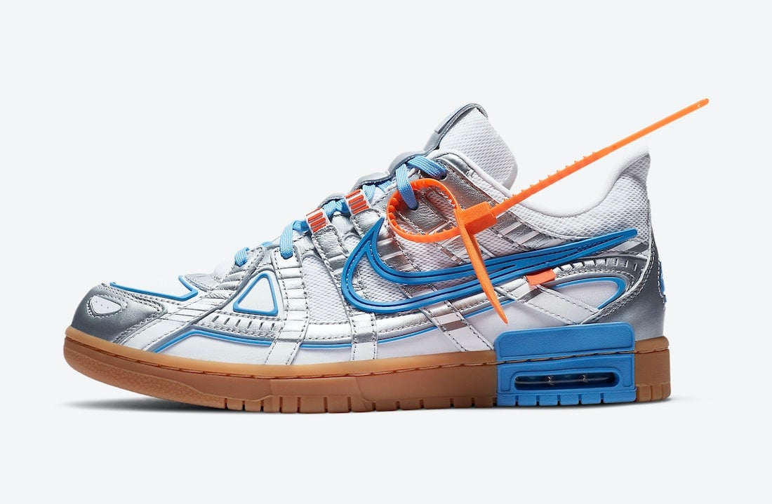 Official Images of the Off-White x Nike Air Rubber Dunk "University Blue"