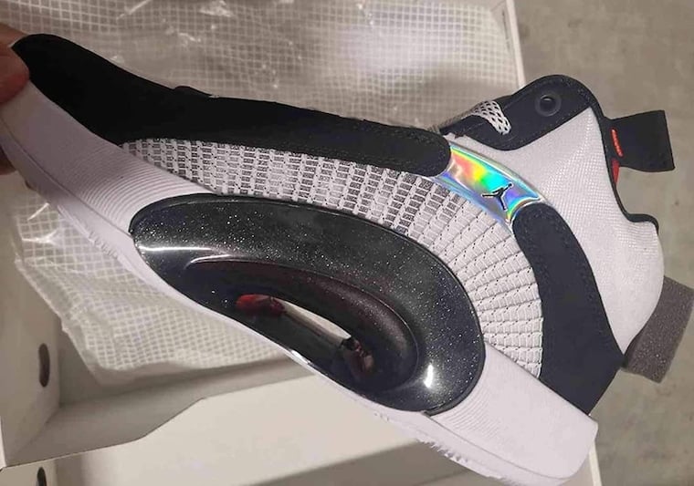 Air Jordan 35 Xxxv White Black Red