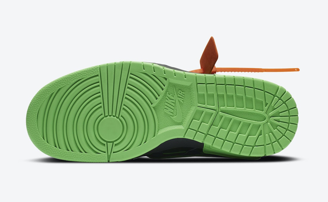Off-White x Nike Air Rubber Dunk “Green Strike”