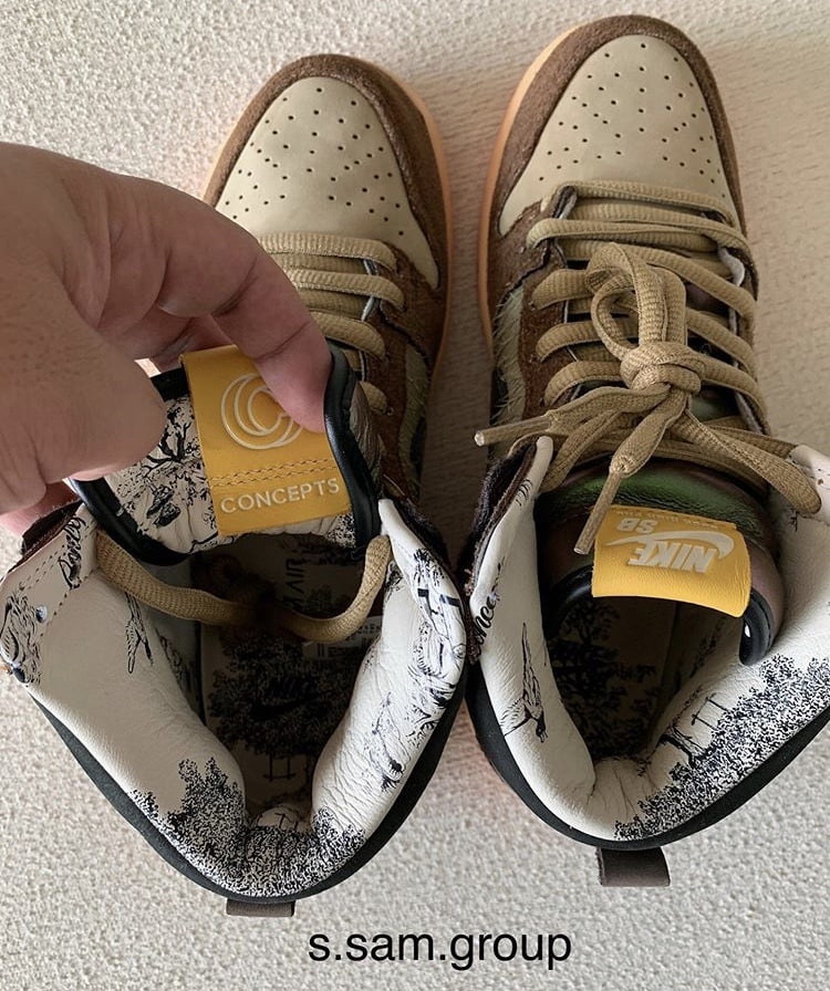 On Foot Look at the Concepts x Nike SB Dunk High "Duck"