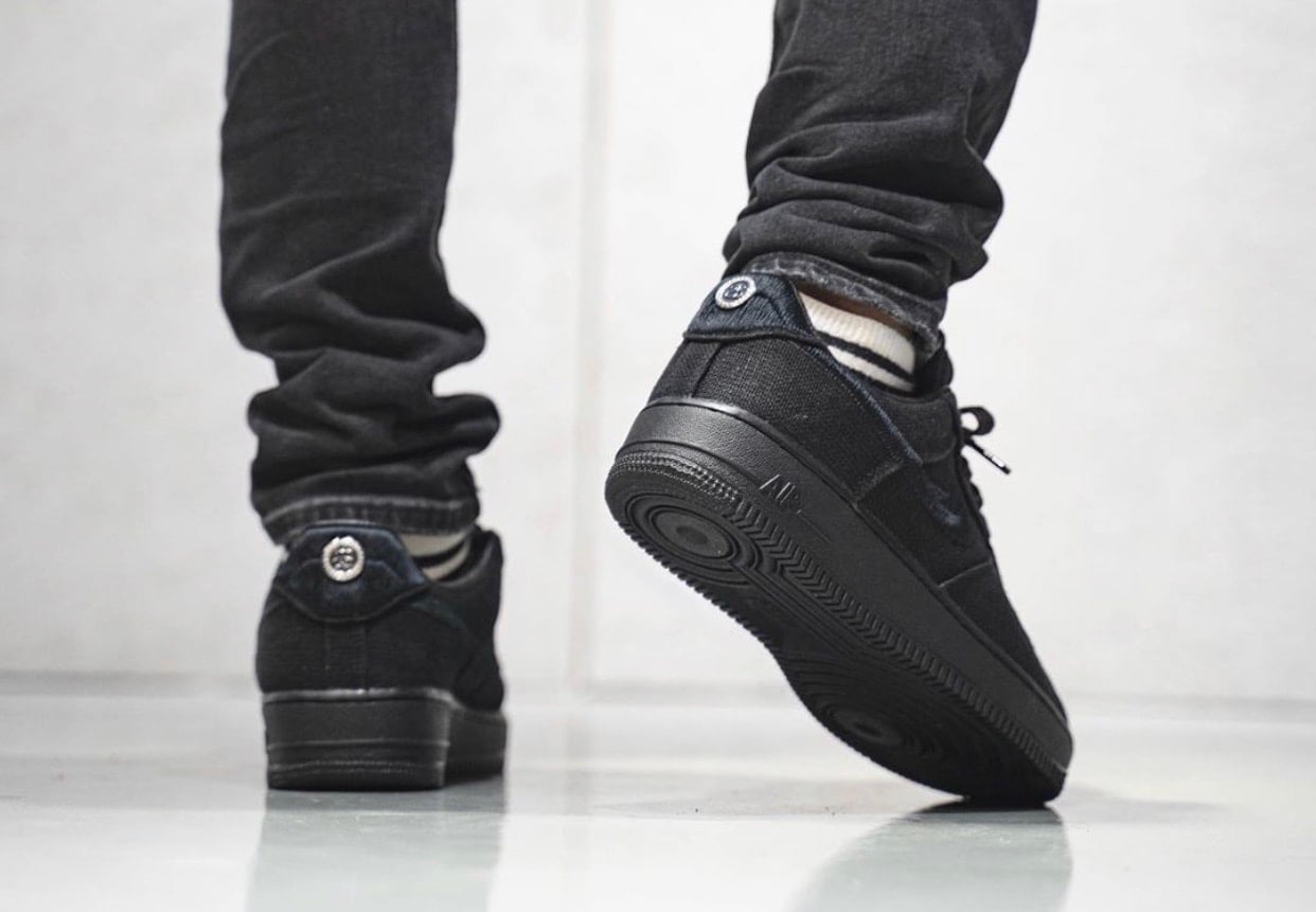 Stussy X Nike Air Force 1 Low Black