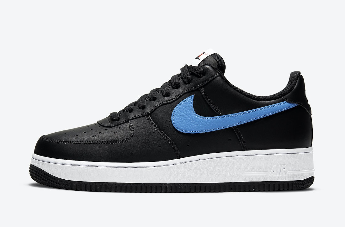 Nike Air Force 1 Low Black Releasing with Alternate Swooshes