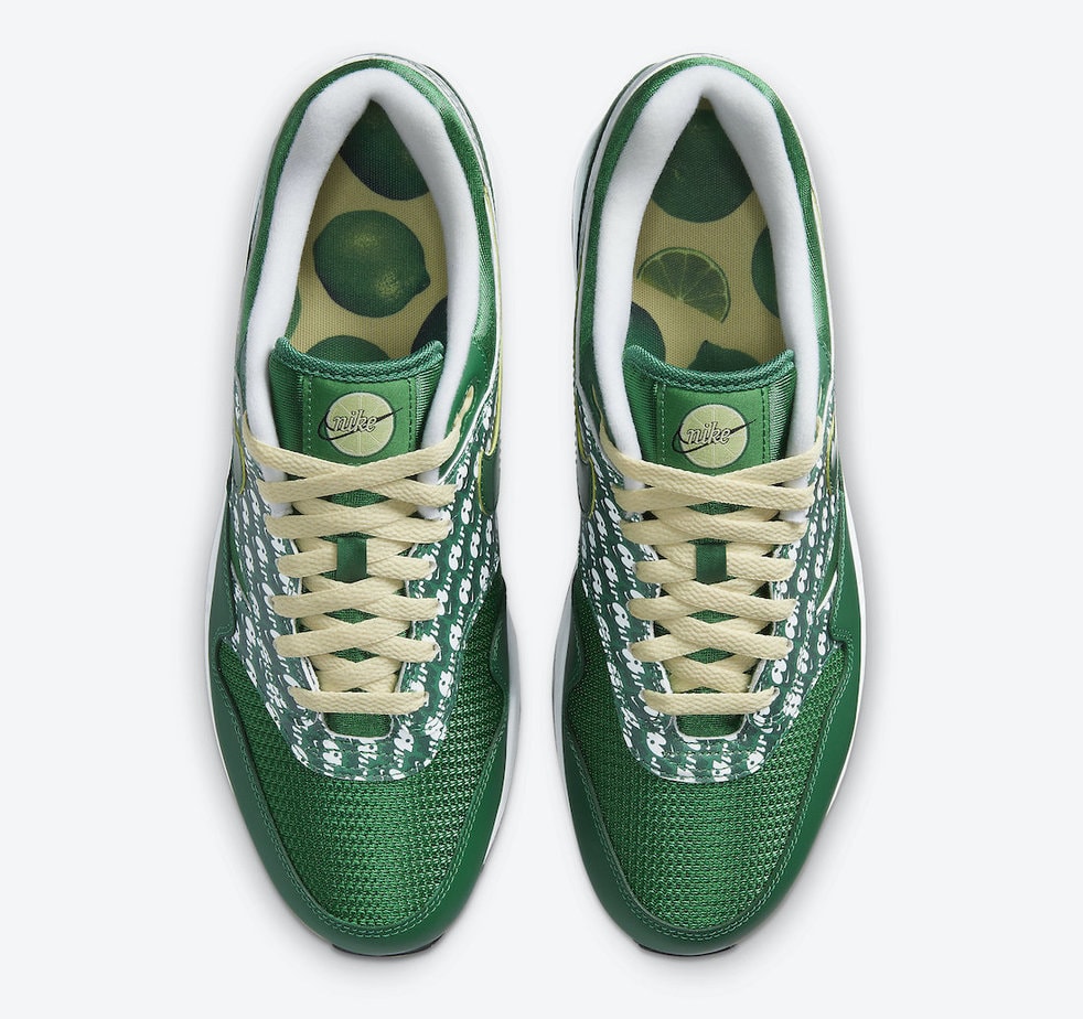 Official Images of the Nike Air Max 1 Lemonade “Pine Green”