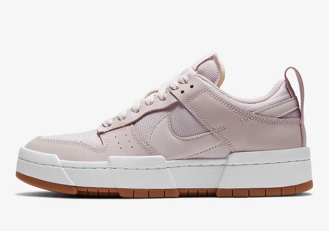 Nike Dunk Low Disrupt Opts for a Pink Upper and Gum Outsoles