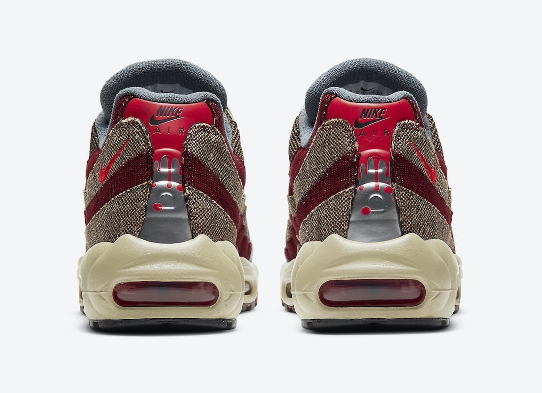 A Freddy Krueger Themed Nike Air Max 95 is