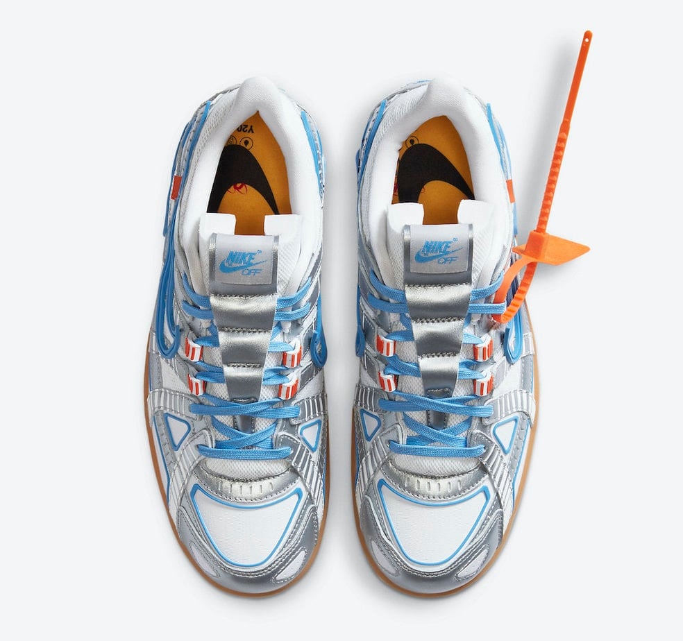 Official Images of the Off-White x Nike Air Rubber Dunk "University Blue"