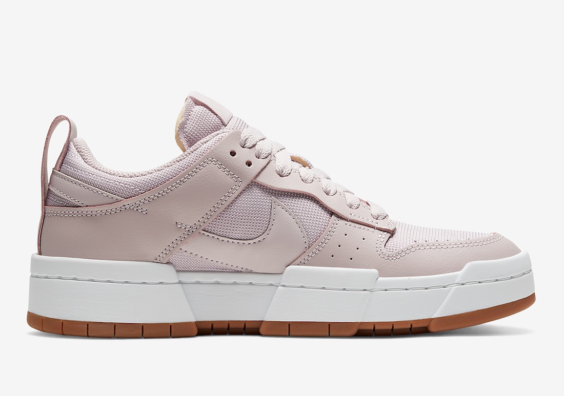 Nike Dunk Low Disrupt Opts for a Pink Upper and Gum Outsoles