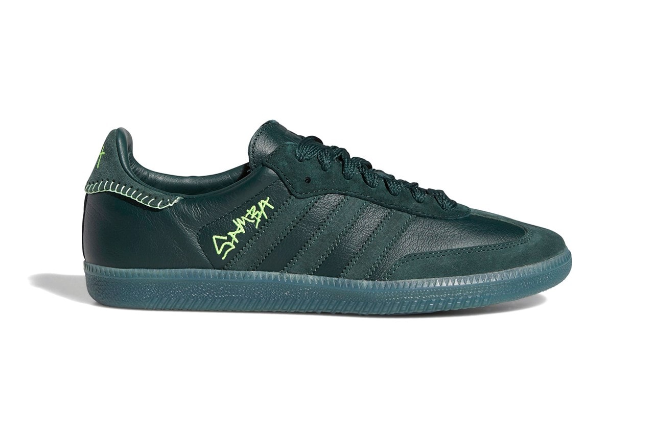 Jonah Hill adidas Originals Samba Green Night Maroon FW7458 FW7456 Collaboration Release