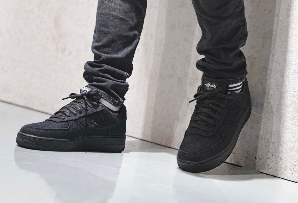 Stussy X Nike Air Force 1 Low Black