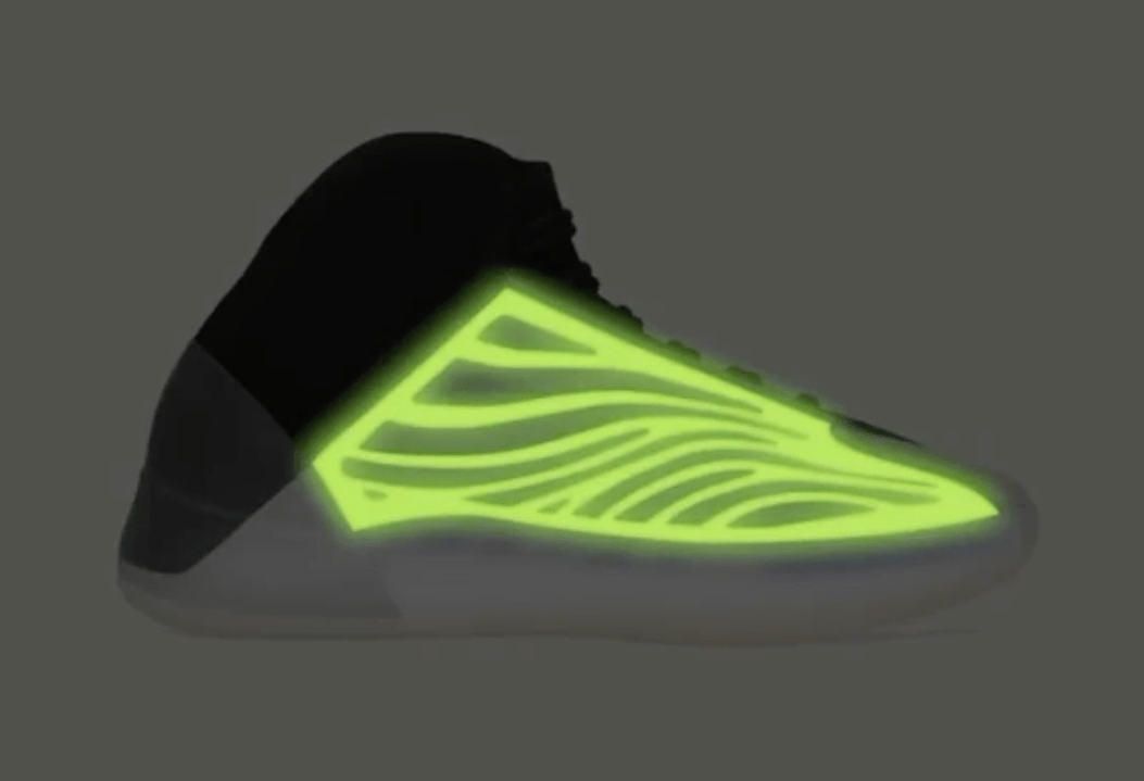 adidas Yeezy Quantum Frozen Blue Glow In The Dark