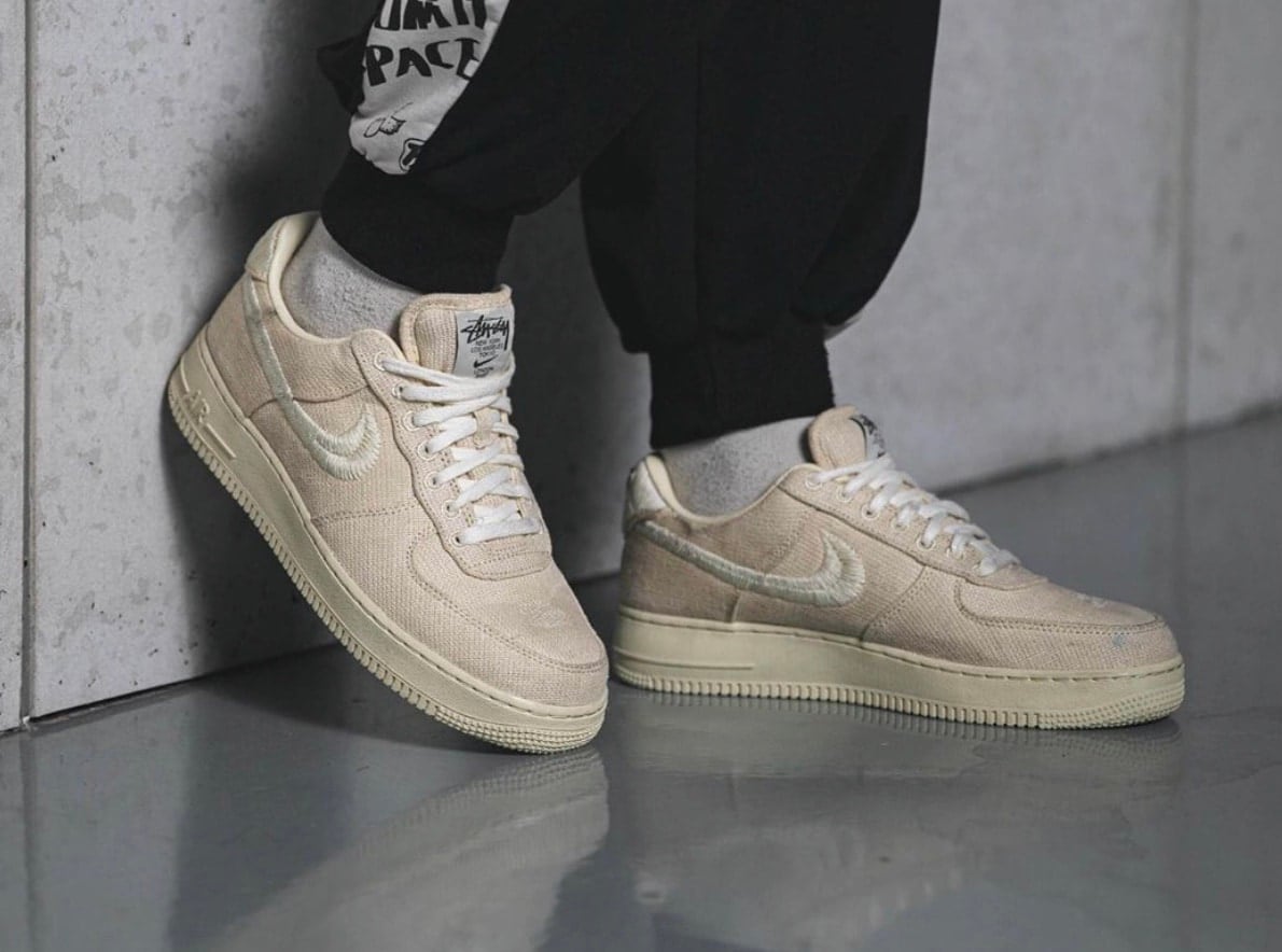 Stussy X Nike Air Force 1 Low Fossil