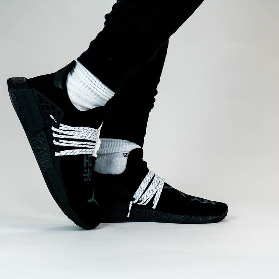 Pharrell X adidas Nmd Hu Black Og Sole