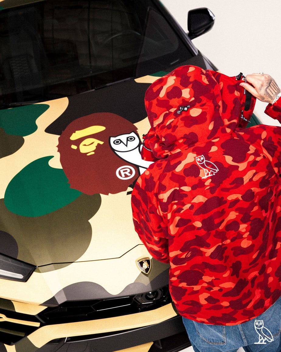 BAPE X Ovo Collab
