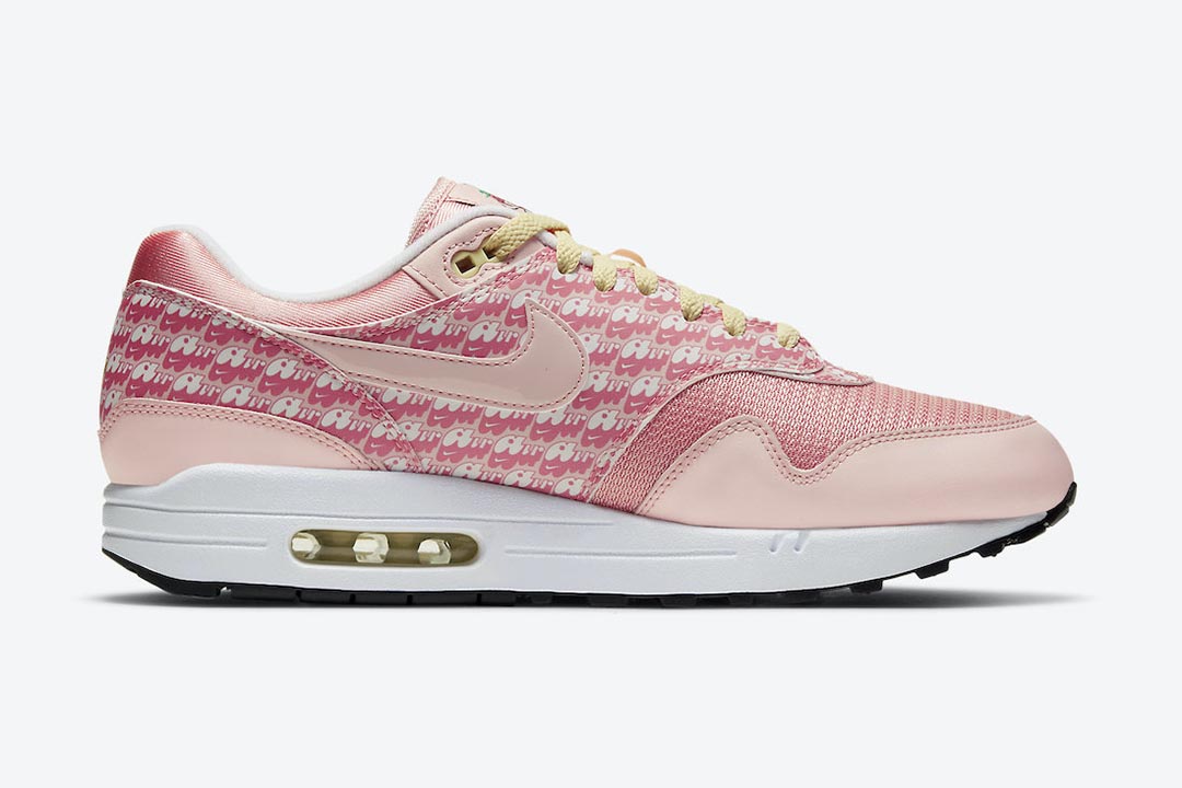 On-Foot Look at the Nike Air Max 1 Powerall "Strawberry Lemonade"