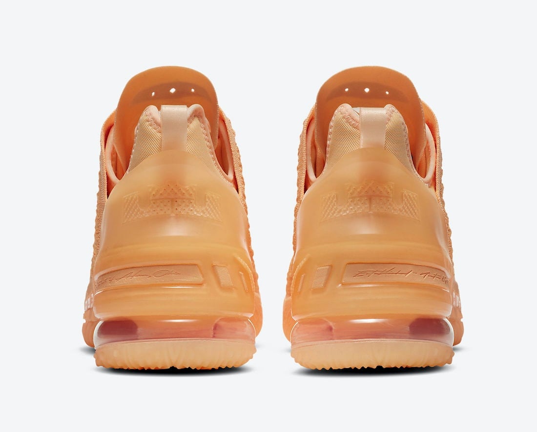 Official Images of the Nike Lebron 18 "Melon Tint"