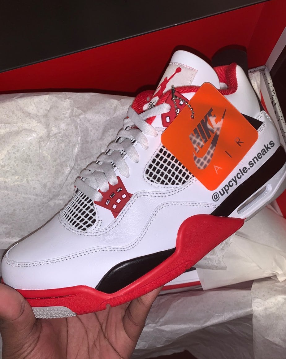 2020 Air Jordan 4 Og Fire Red