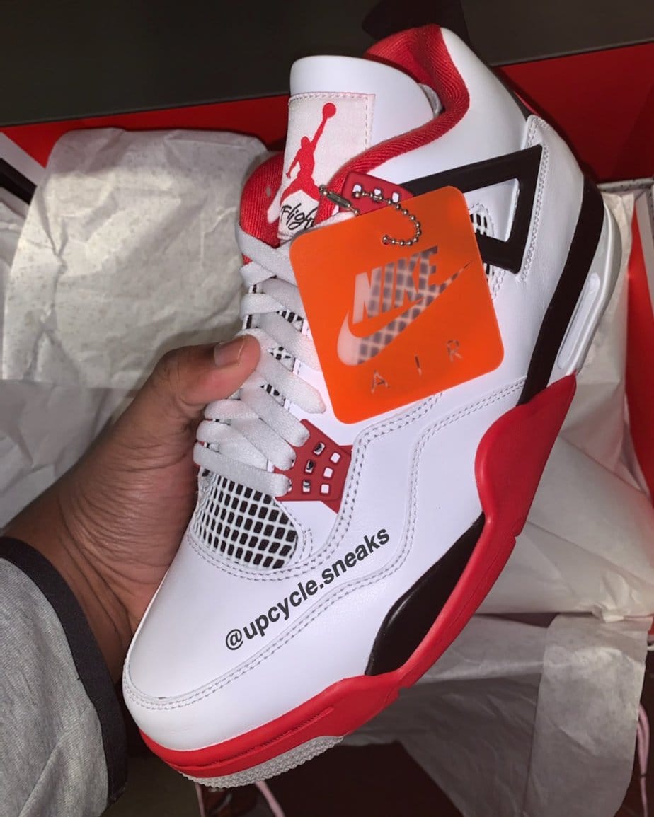 2020 Air Jordan 4 Og Fire Red