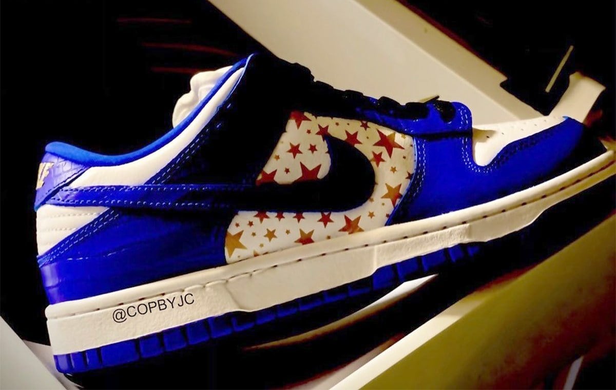 Supreme X Nike SB Dunk Low Hyper Blue