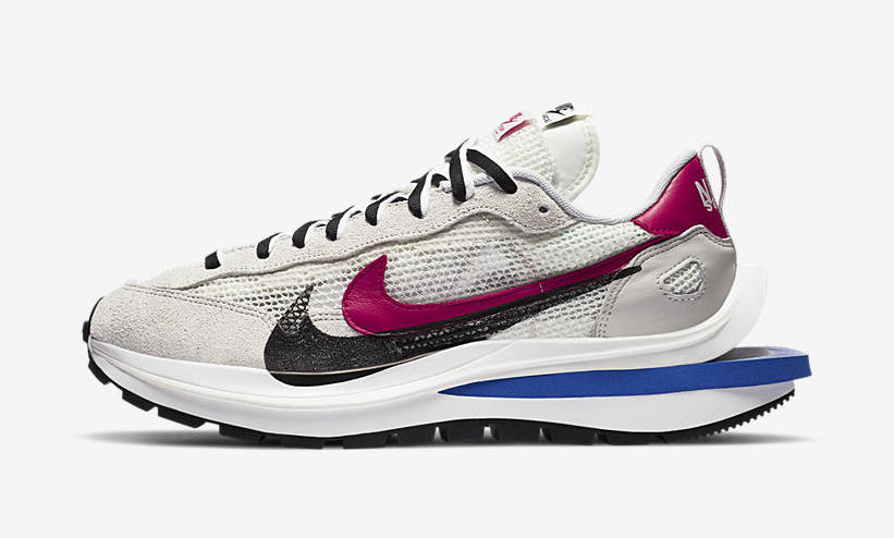 Sacai X Nike Vaporwaffle 'sail/light Bone/game Royal'