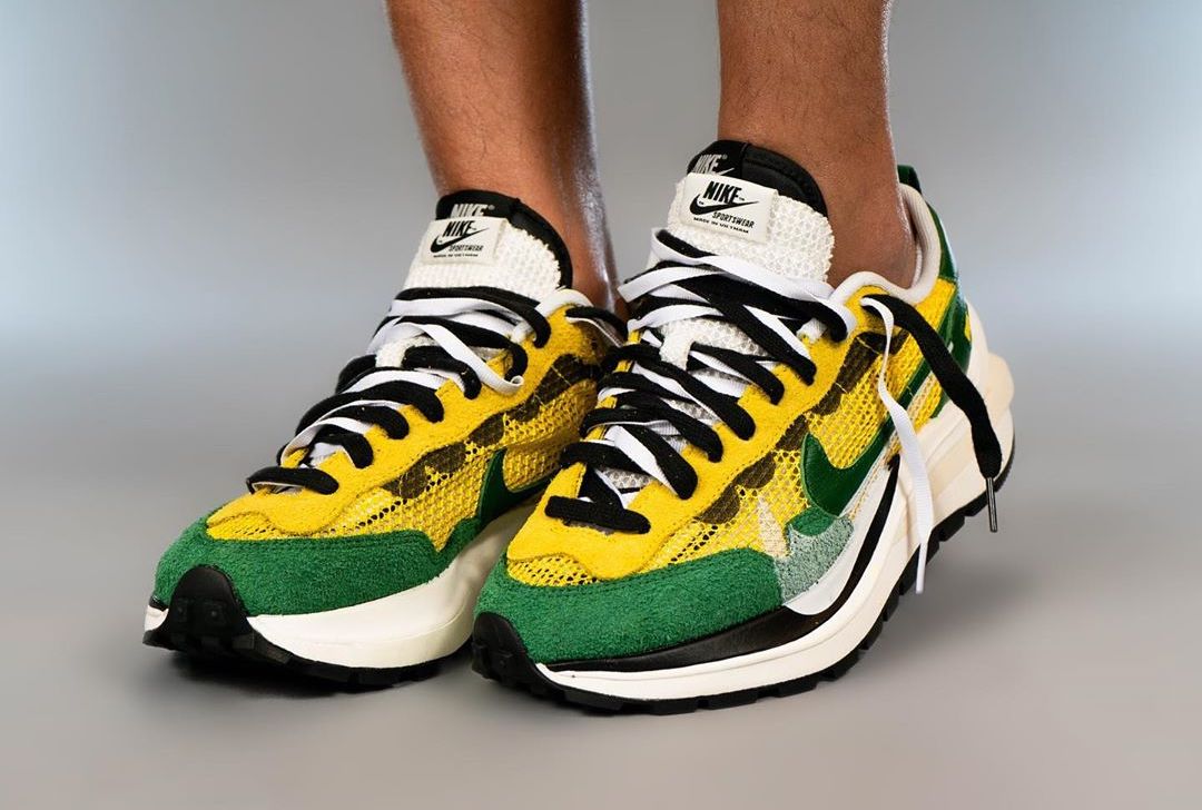 Sacai X Nike Vaporwaffle Tour Yellow