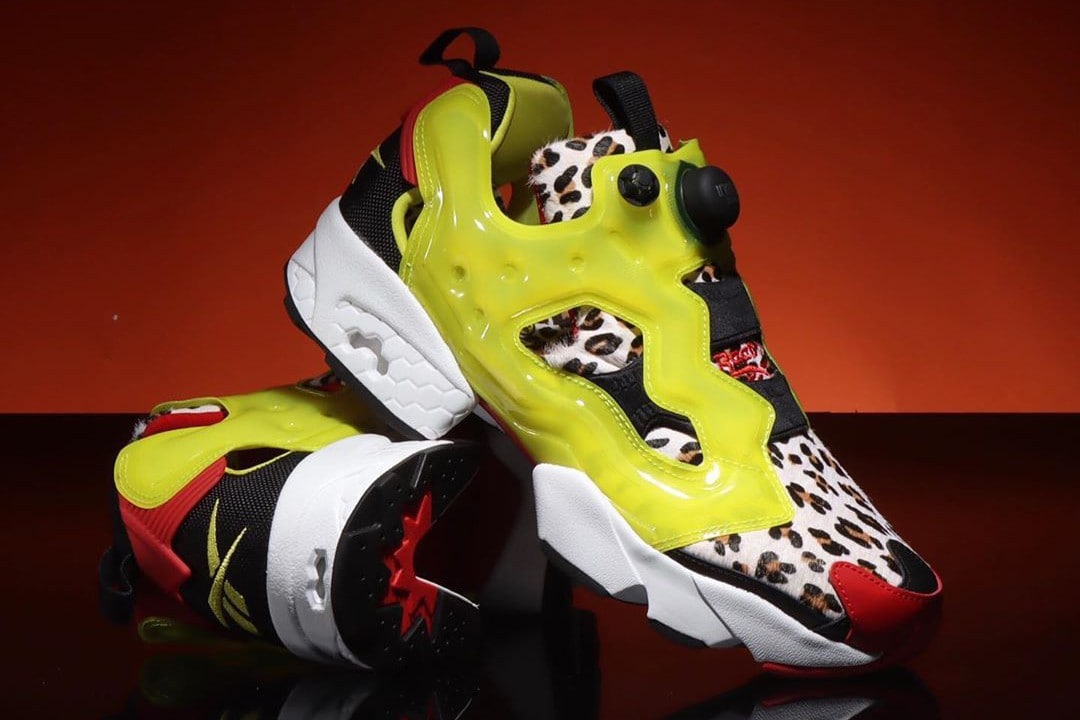 Atmos Reebok Instapump Fury Citron Animal Justfreshkicks