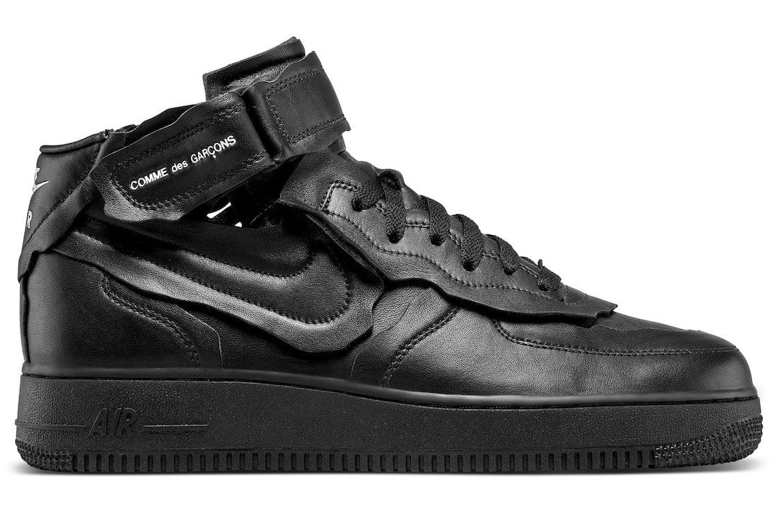 Comme des Garcons x Nike Air Force 1 Mid Collaboration