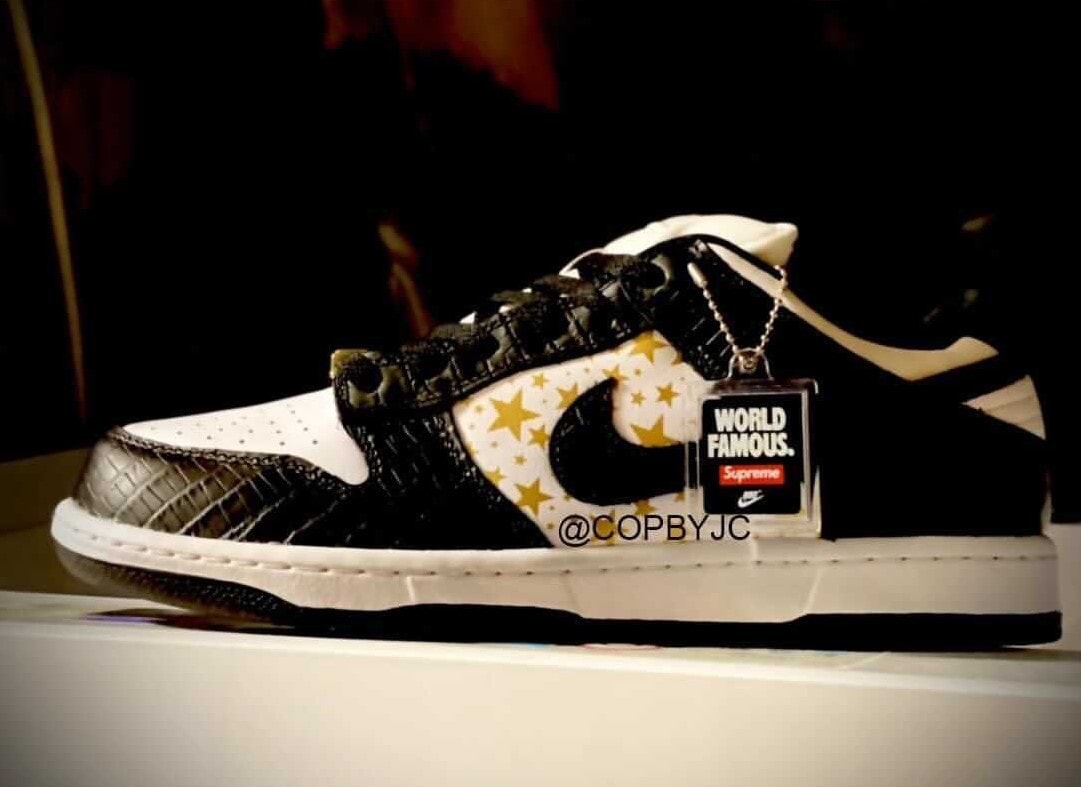 Supreme X Nike SB Dunk Low Black