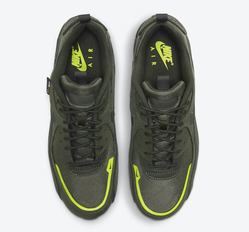 Nike Air Max 90 Surplus Cargo Khaki Lemon Venom CQ7743-300