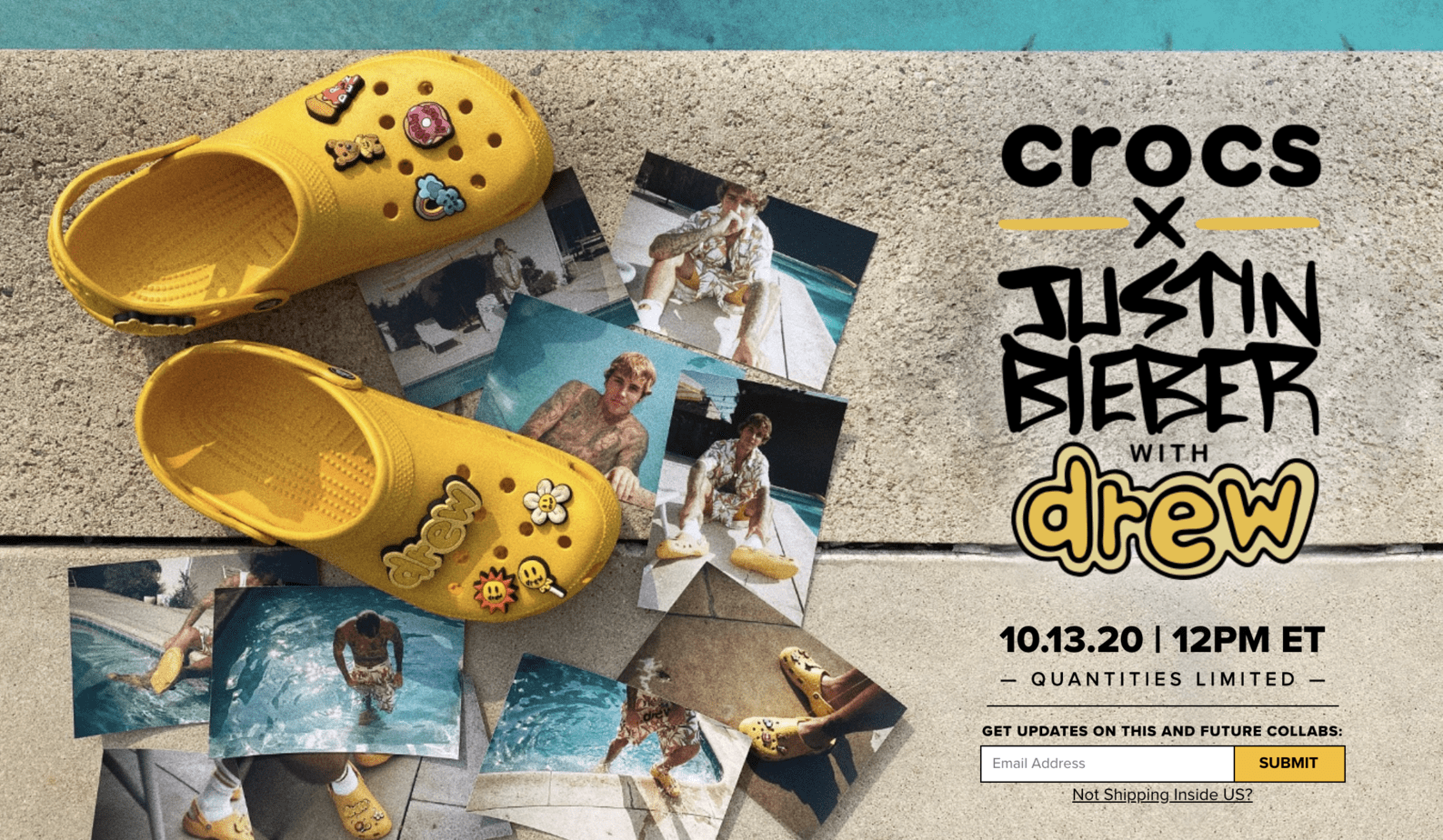 Crocs X Justin Bieber