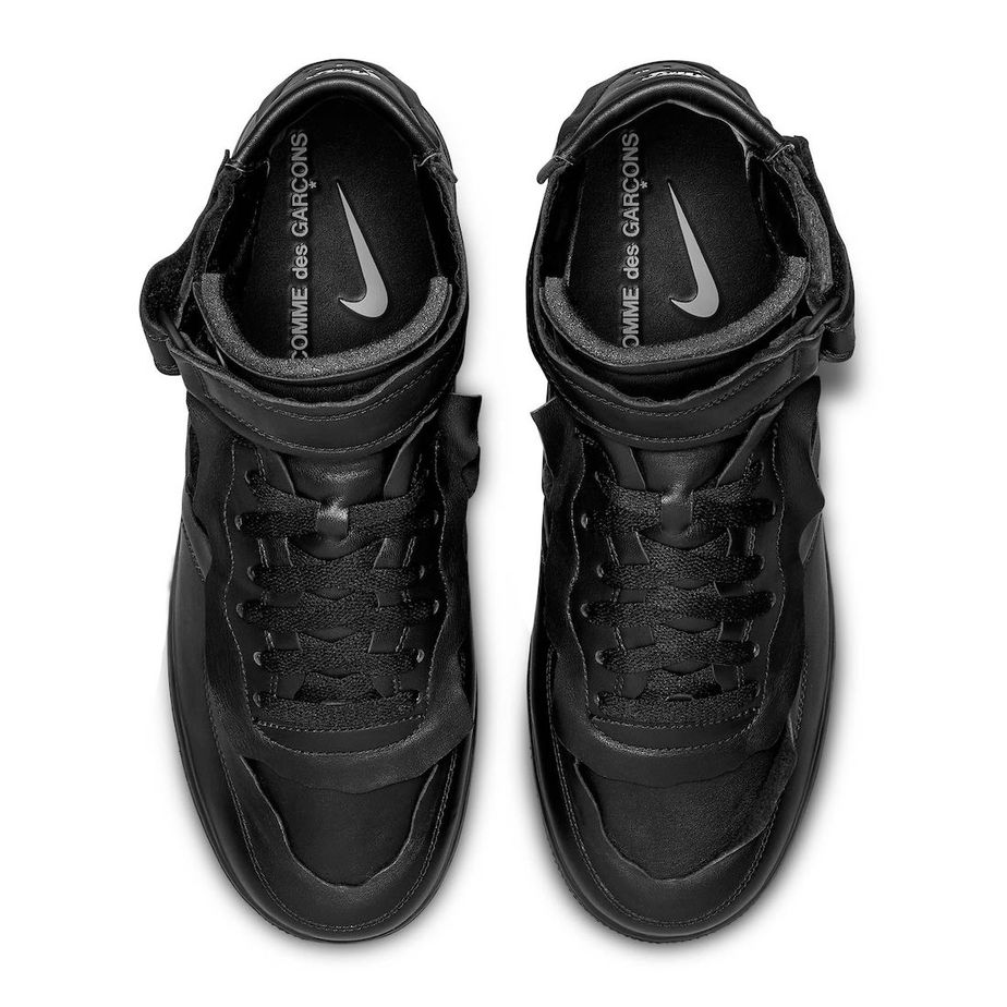 Comme des Garcons x Nike Air Force 1 Mid Collaboration