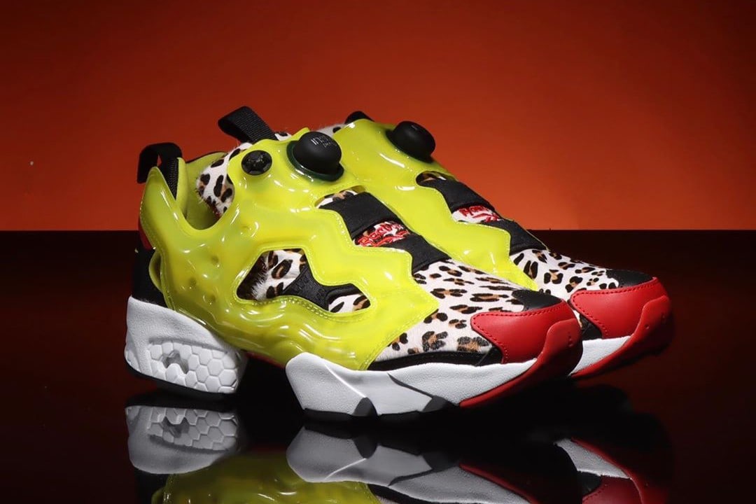 Atmos Reebok Instapump Fury Citron Animal Justfreshkicks