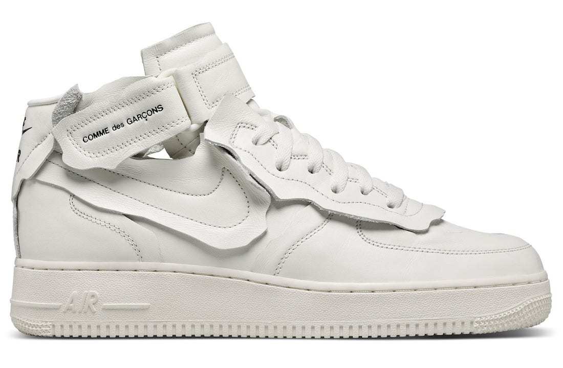 Comme des Garcons x Nike Air Force 1 Mid Collaboration