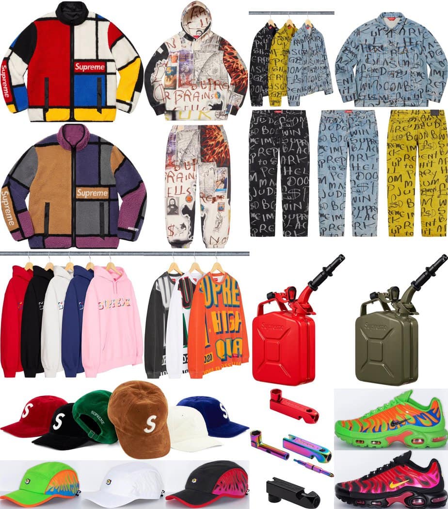 Supreme FW20 Week 8 Droplist