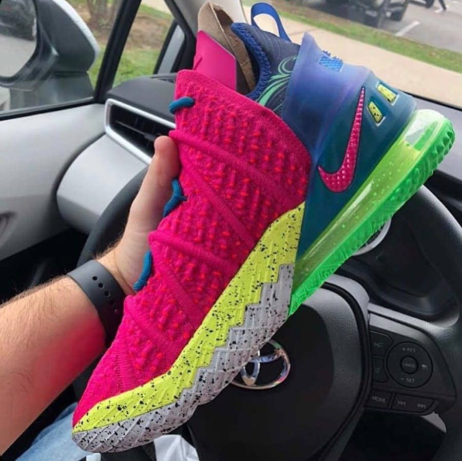 Official Images of the Nike LeBron 18 "Los Angeles By Night"