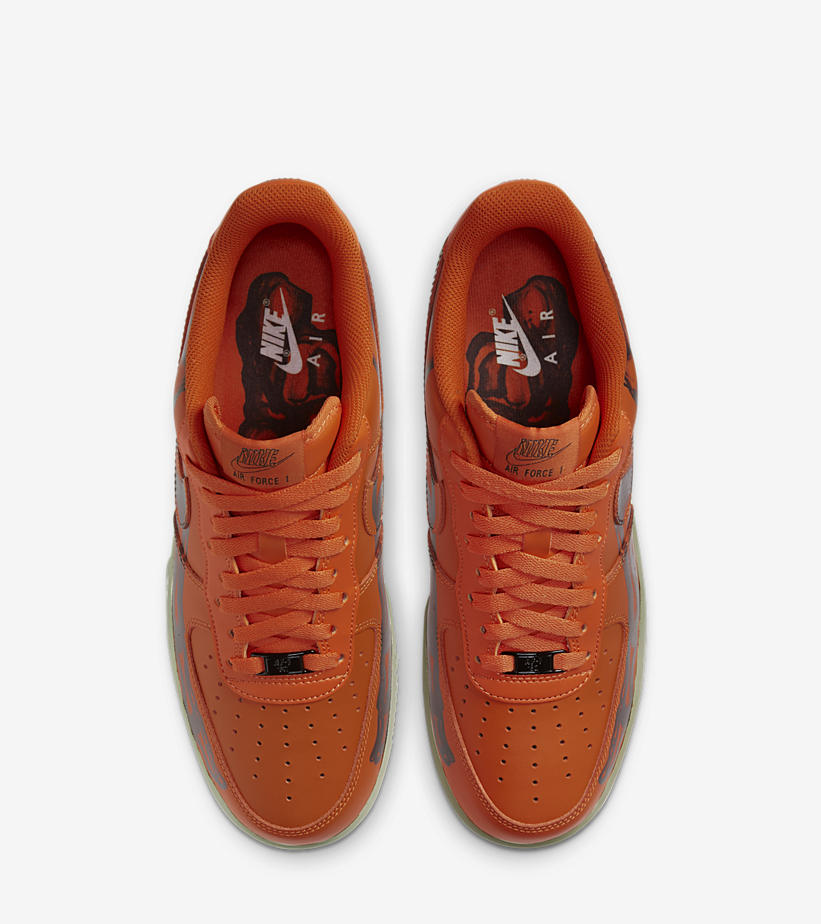 Nike Air Force 1 Skeleton Orange 2020