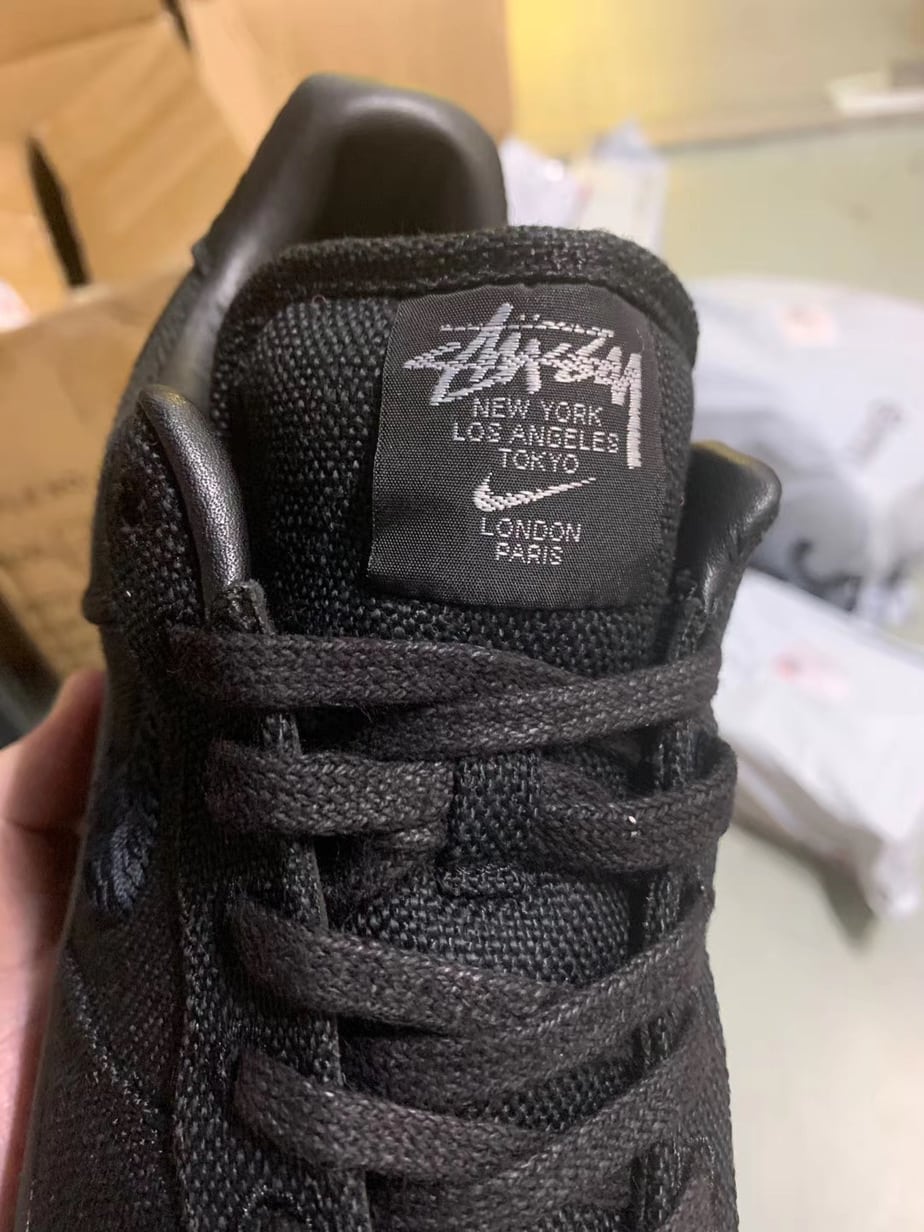 Stussy x Nike Air Force 1 Low Black CZ9084-001