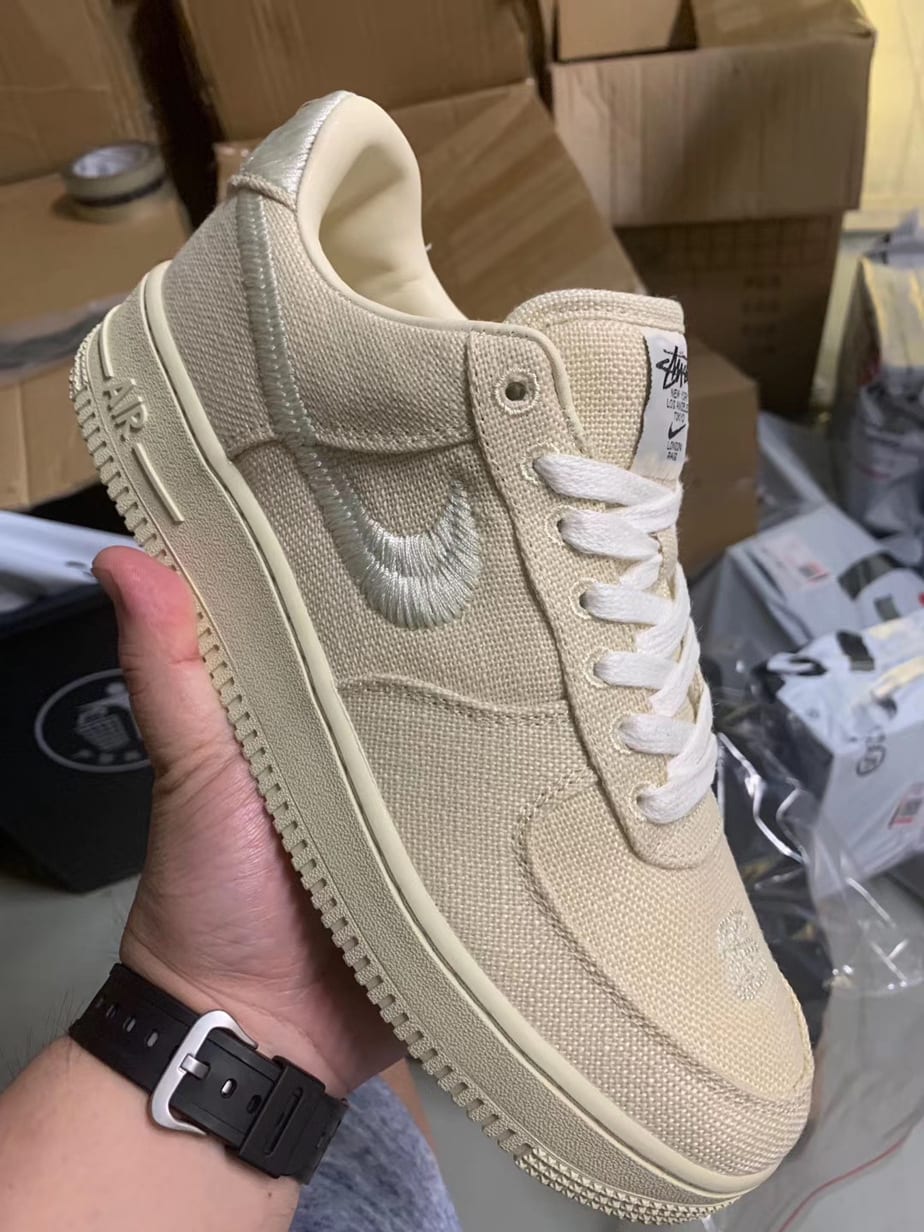 Stussy x Nike Air Force 1 Low Fossil CZ9084-200