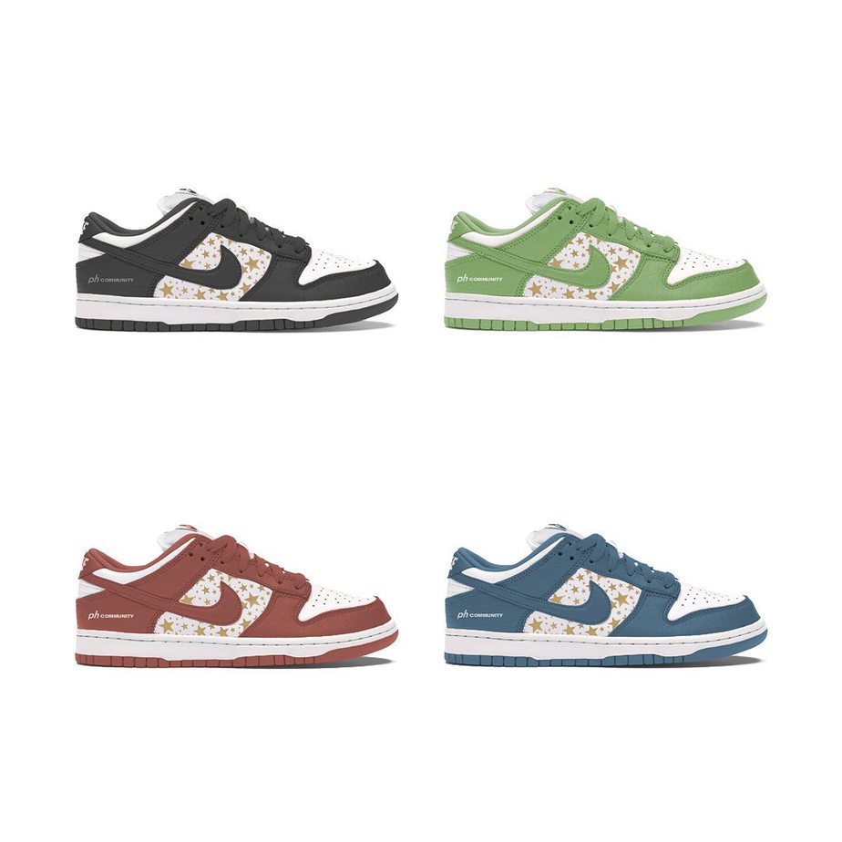 Nike SB Dunk Low Supreme Stars