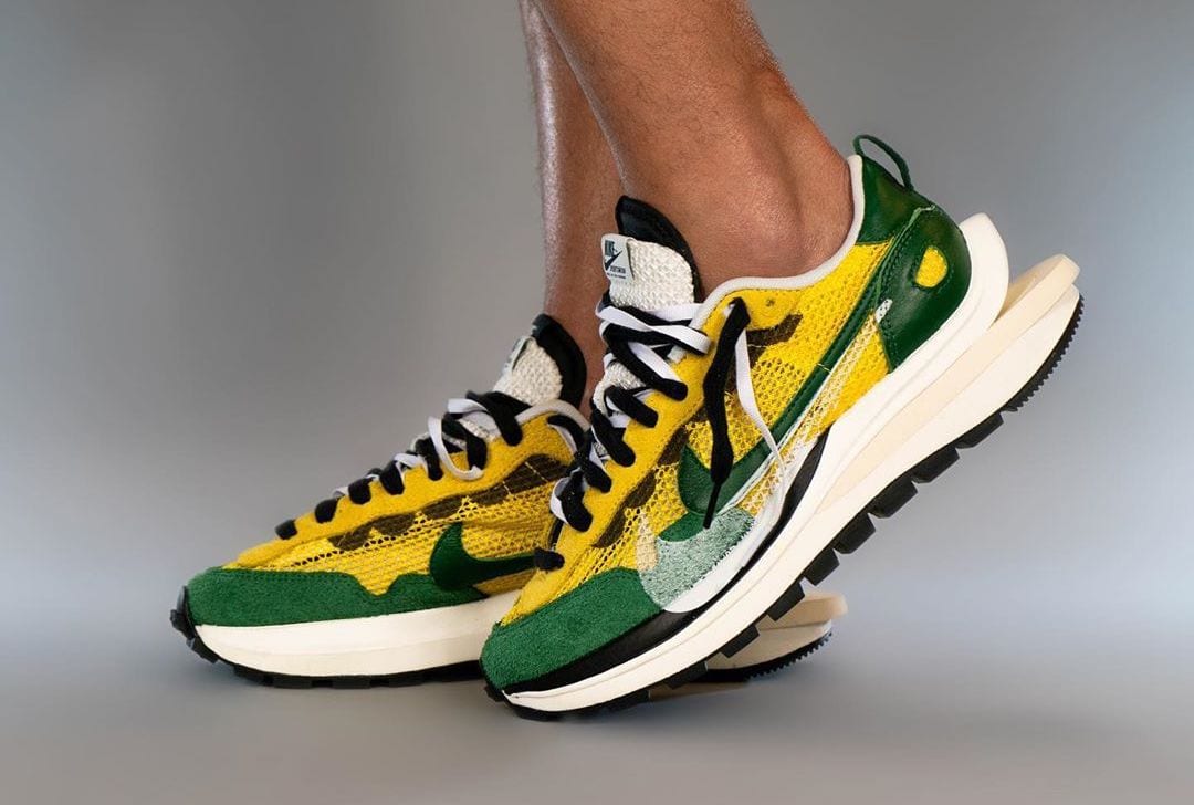 Sacai X Nike Vaporwaffle Tour Yellow