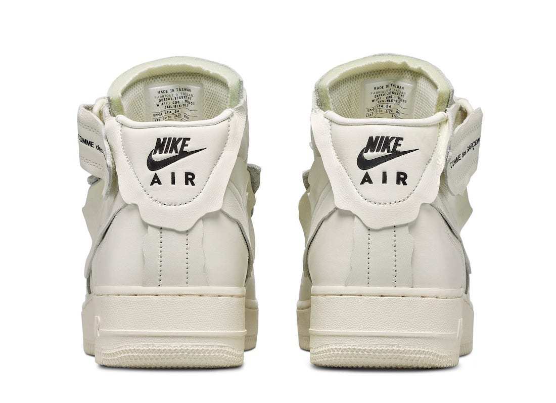 Comme des Garcons x Nike Air Force 1 Mid Collaboration