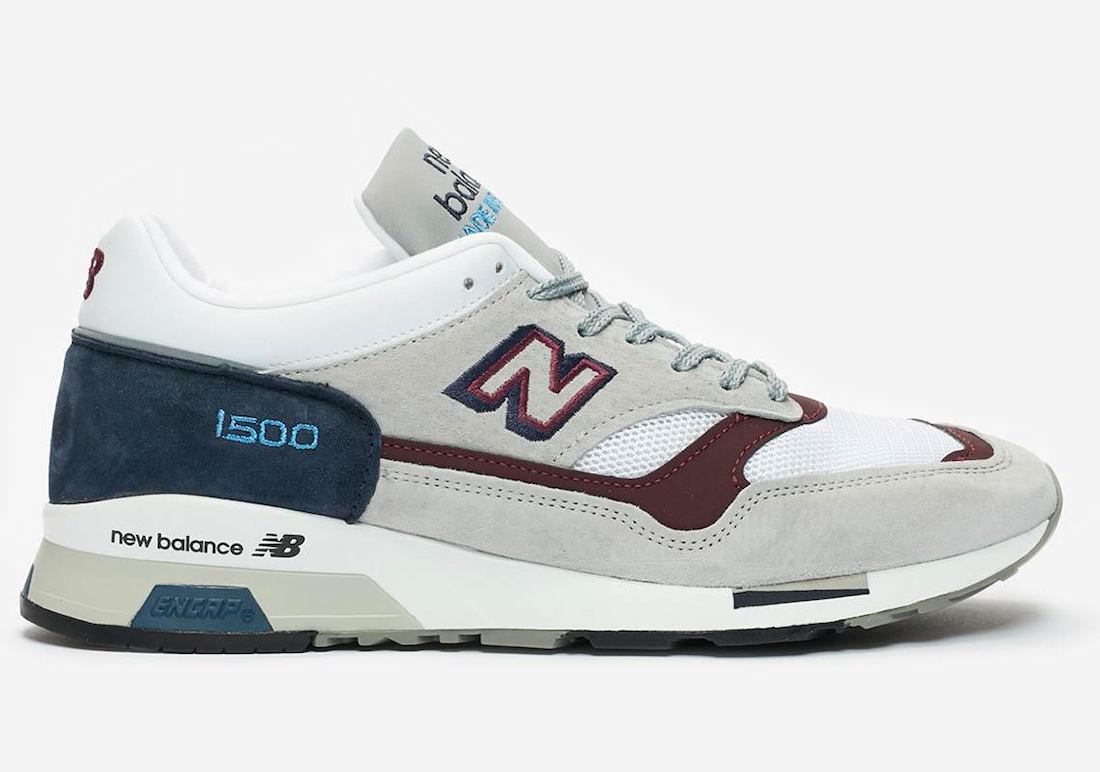 New Balance 1500 Made In England Grey Navy Burgundy M1500nbr