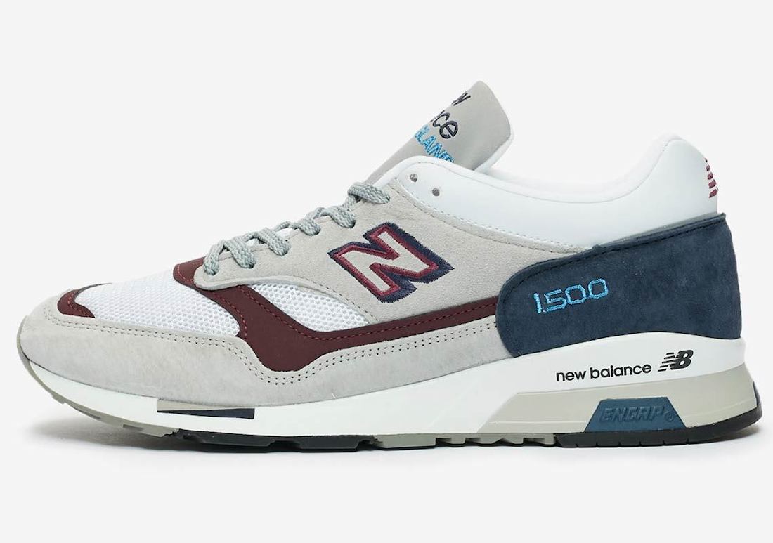 New Balance 1500 Made In England Grey Navy Burgundy M1500nbr