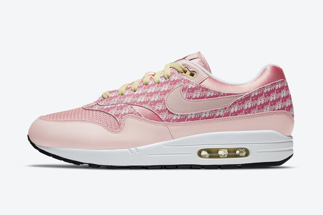 On-Foot Look at the Nike Air Max 1 Powerall "Strawberry Lemonade"